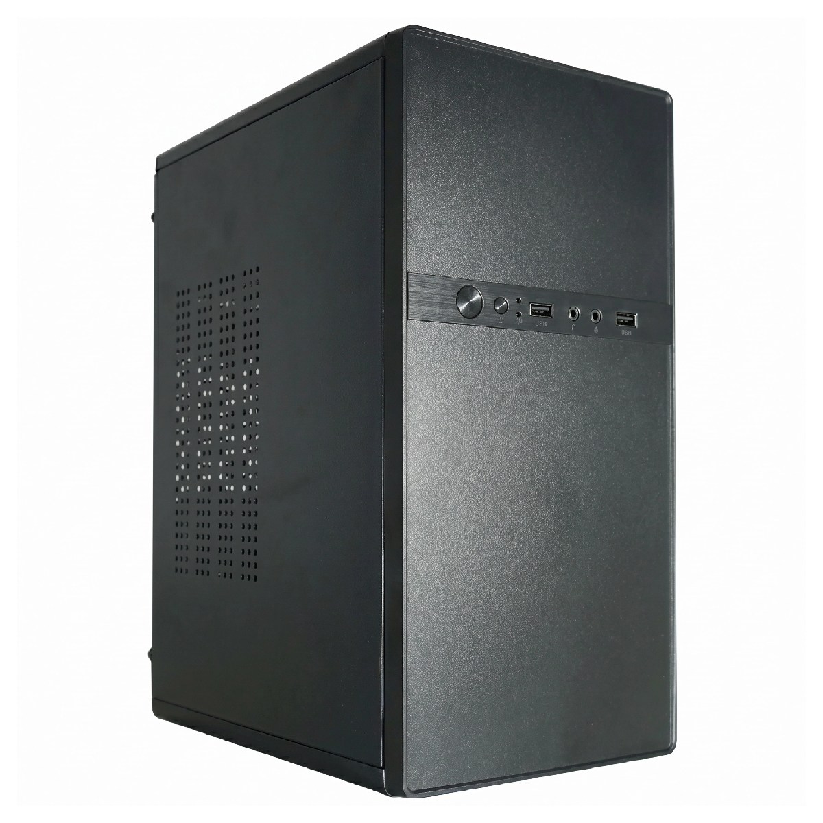 Gabinete K-Mex GM-0368 - com Fonte - Painel Audio AC97 - Micro ATX - Preto - GM0368XN0010B0X