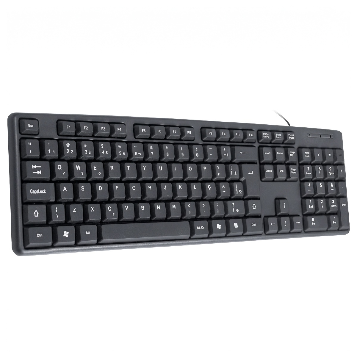 Teclado USB K-Mex KB-3728U - ABNT2 - Preto