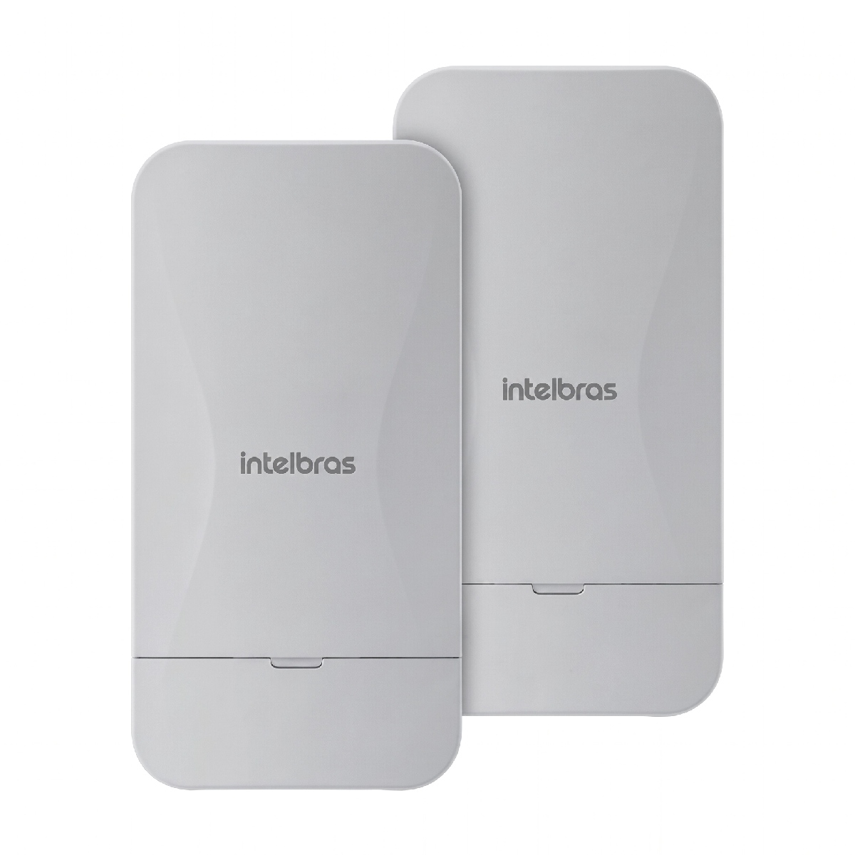 CPE Intelbras Wom 5A MIMO G2 - Kit conexão sem fio para CFTV IP - 2 unidades - 5 GHz - Antena 12 dBi - 4301217