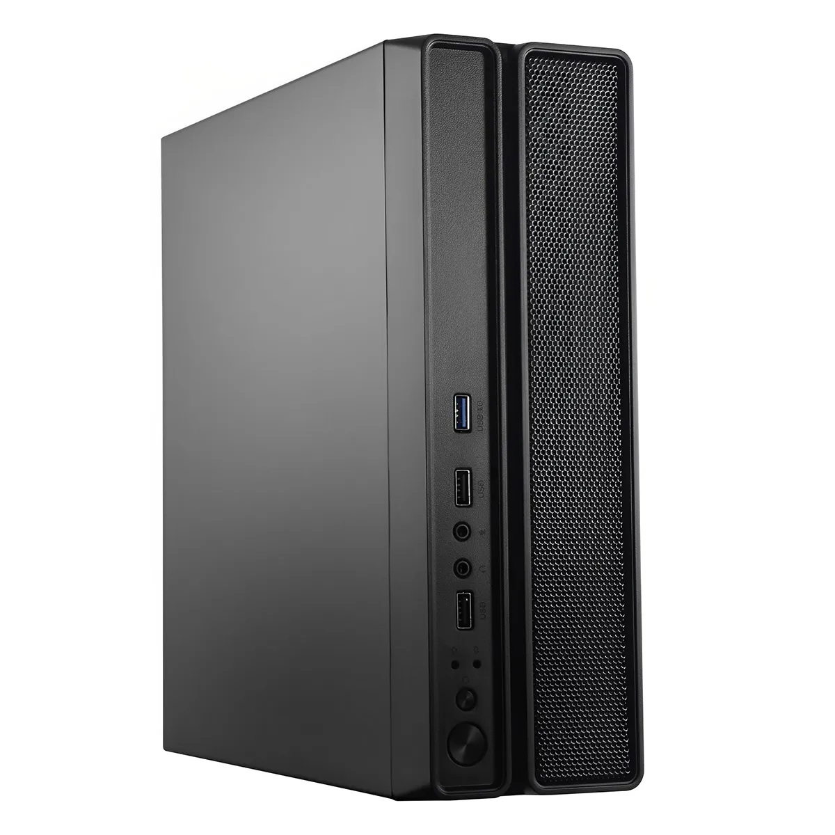 Gabinete Slim Bluecase Slimdesk BG-2002 - Micro ATX - com Fonte 200W - USB 3.0 - Preto