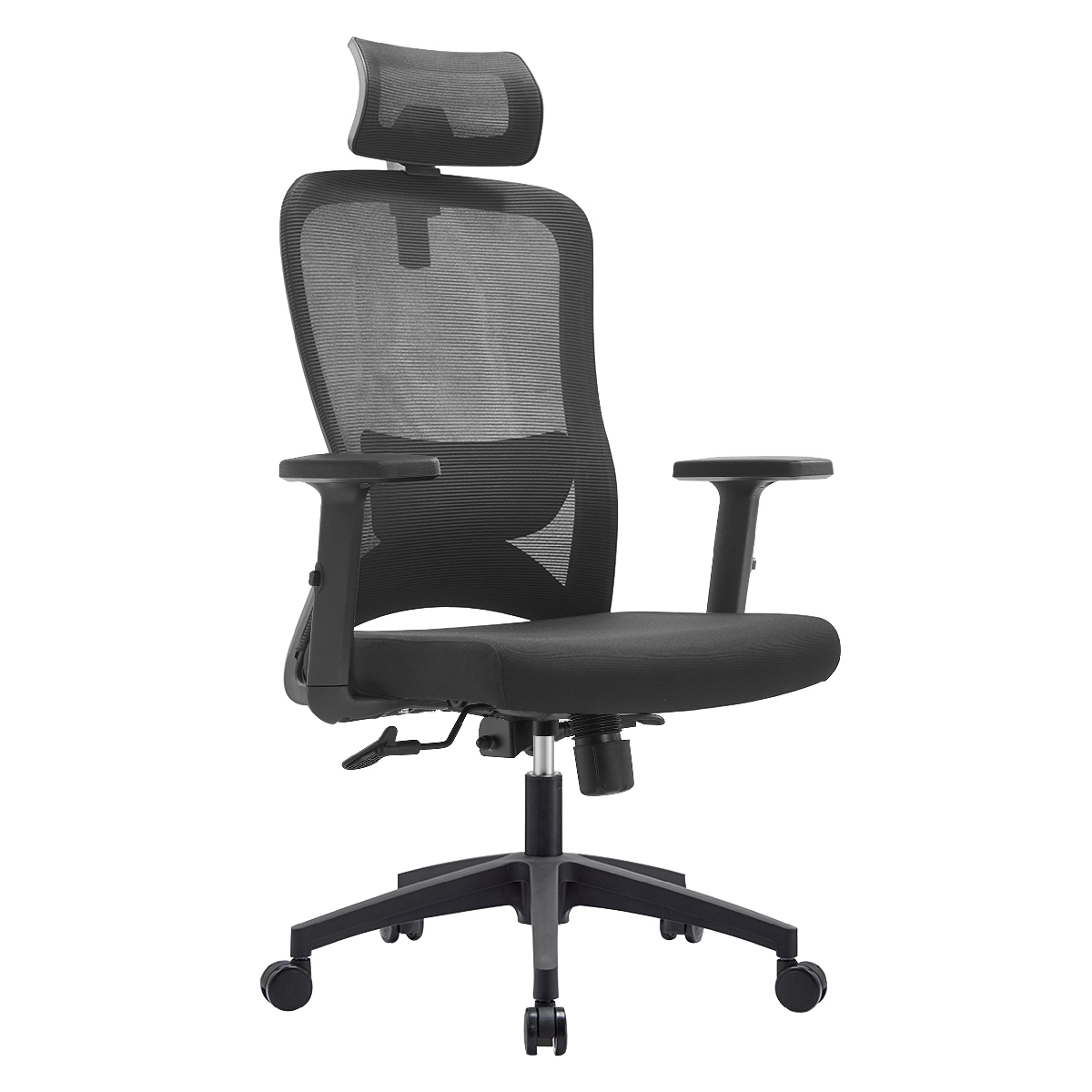 Cadeira de Escritório Bluecase Office Ergo Elite - Apoio de Braço Ajustável - Encosto Reclinável - Preto - BCOE-03BKBK