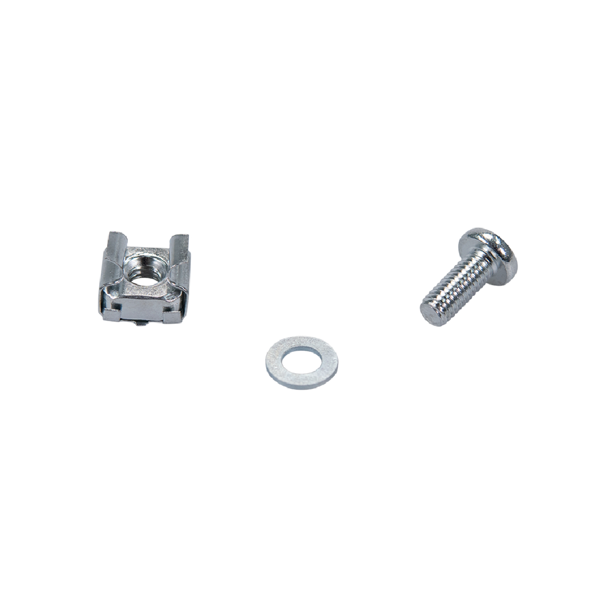 Kit Porca Gaiola, Parafuso e Arruela M5 para Rack - Intelbras KPP100