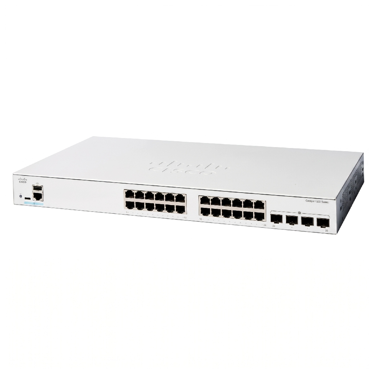 Switch 24 Portas Cisco Catalyst C1200 - Gerenciável - 24 portas Gigabit + 4 portas SFP - Layer 2 - C1200-24T-4G