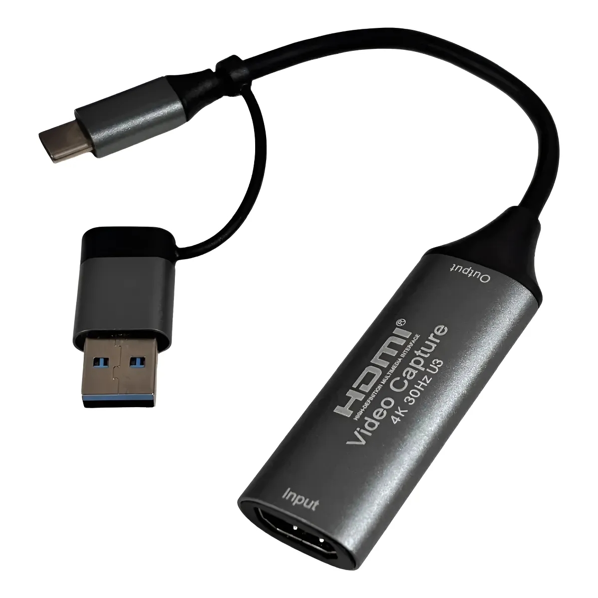 Captura de Video USB - HDMI 4K 60Hz - Ideal para Streaming - JC-TYC/USB-CAP