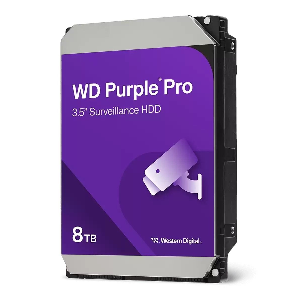 HD 8TB SATA - 256MB Cache - Western Digital Purple Pro Surveillance - WD8002PURP - Ideal para Vigilância