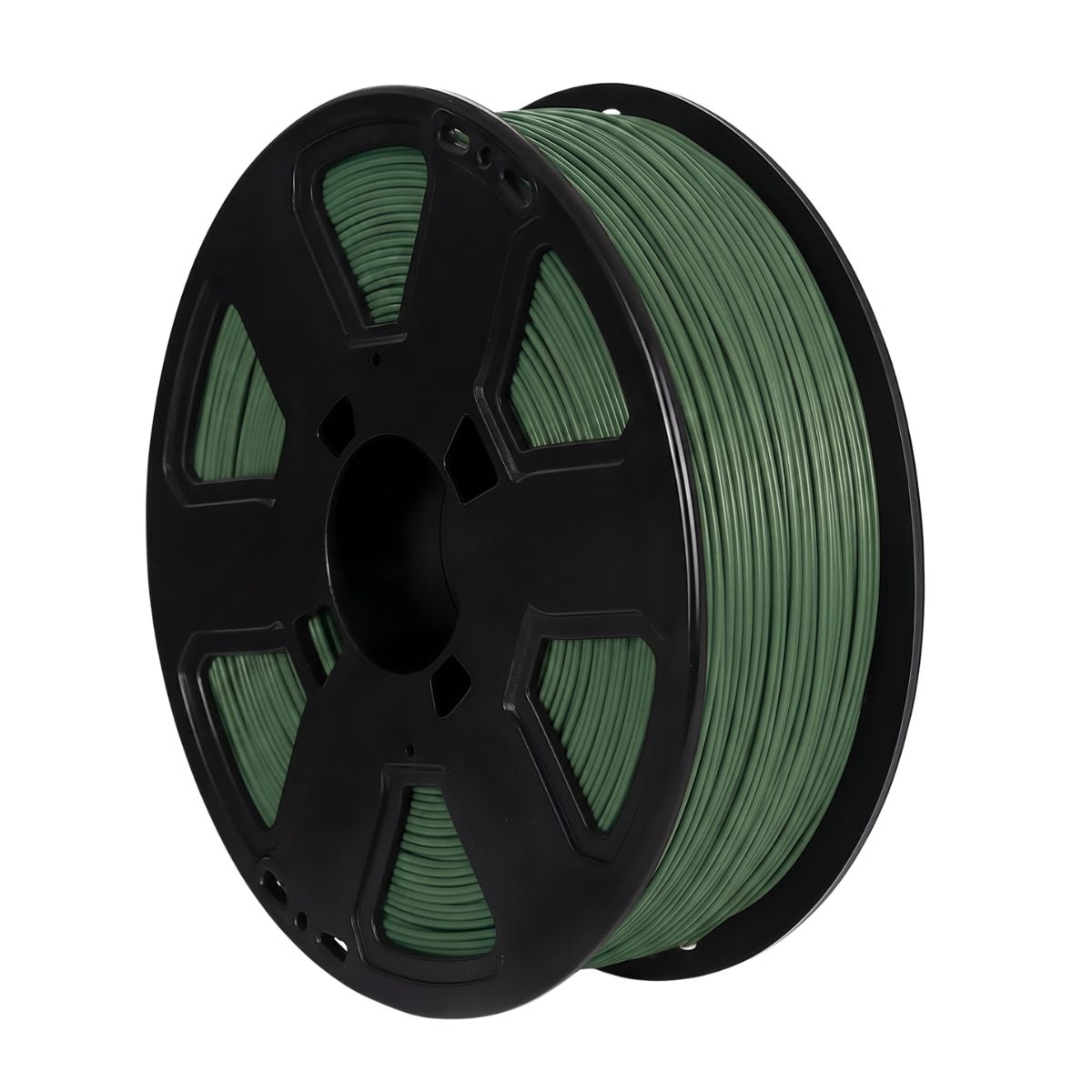 Filamento Para Impressora 3D - ABS Premium Verde Militar - 1Kg - 1,75mm - 3D Fila ABS311753