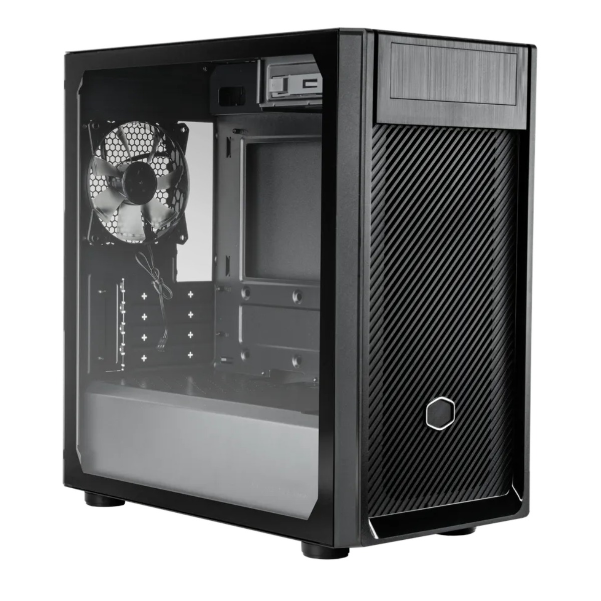 Gabinete Cooler Master Elite 300 - Lateral de Vidro Temperado - Fan 120mm - Mini-Tower - Preto - E300-KG5N-S00