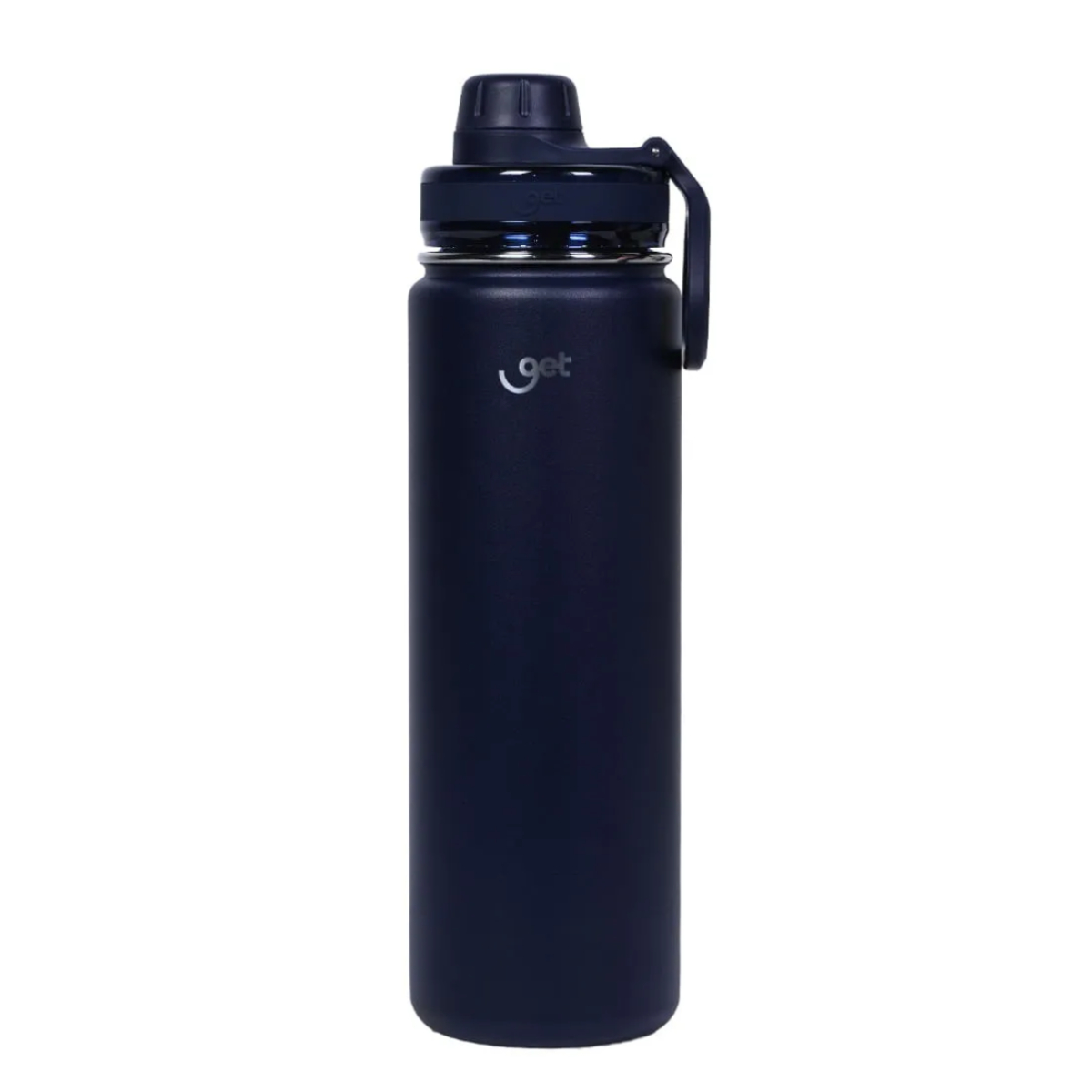 Garrafa Térmica Get Trity - 500ml - Inox - Quente ou Frio - Tampa de Bico - Base Emborrachada - Azul Petróleo - 72334