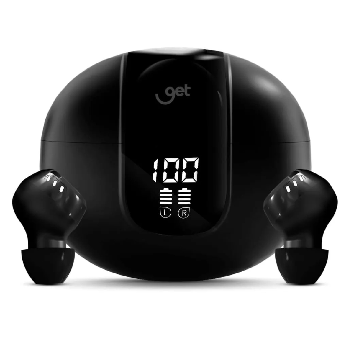 Fone de Ouvido Bluetooth Get Beat - 5h de Autonomia - Cancelamento de Ruído ENC - Preto - 73051