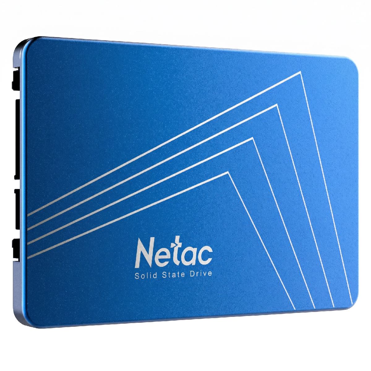 SSD 1TB Netac N600S - SATA - Leitura 560 MB/s - Gravação 520 MB/s - 3D NAND - NT01N600S-001T-S3X