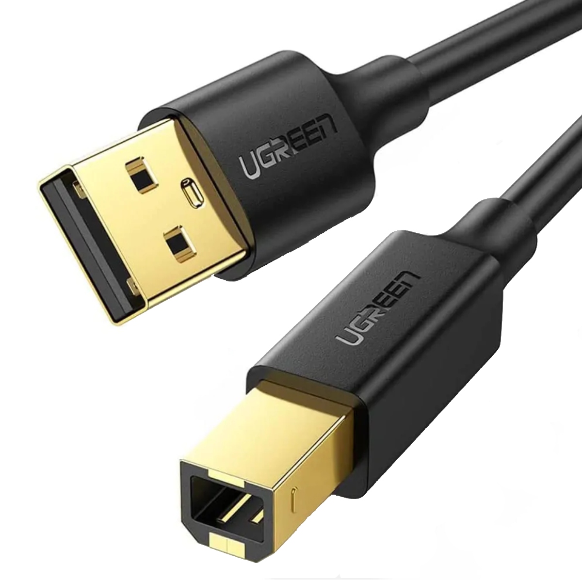 Cabo USB para Impressora - AM/BM - Versão 2.0 High Speed - 2 metros - Ugreen US135 - 20847