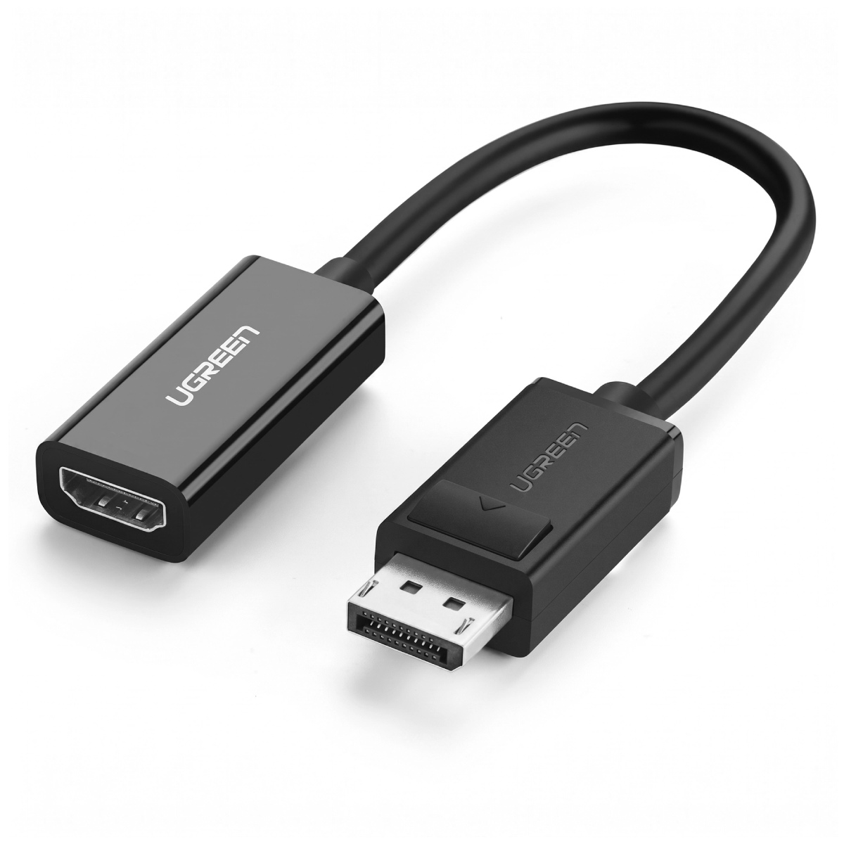 Cabo Adaptador Conversor DisplayPort para HDMI - 25cm - (DisplayPort M x HDMI F) - 4K 60Hz - Ugreen MM137 - 70694