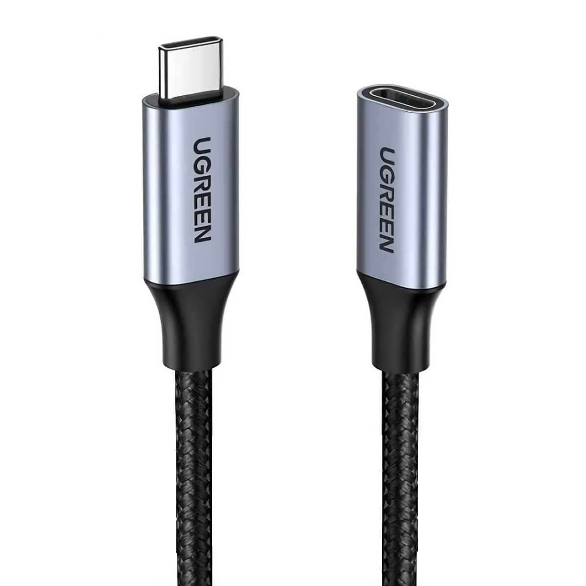 Cabo Extensor USB-C - 10Gbps - 100W - Revestimento em Nylon Trançado - 1 metro - Ugreen US372 - 30205