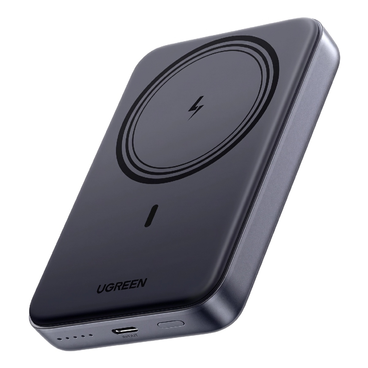Power Bank Carregador Portátil por Indução Ugreen PB561 - 20W - 10000mAh - MagSafe - Cinza