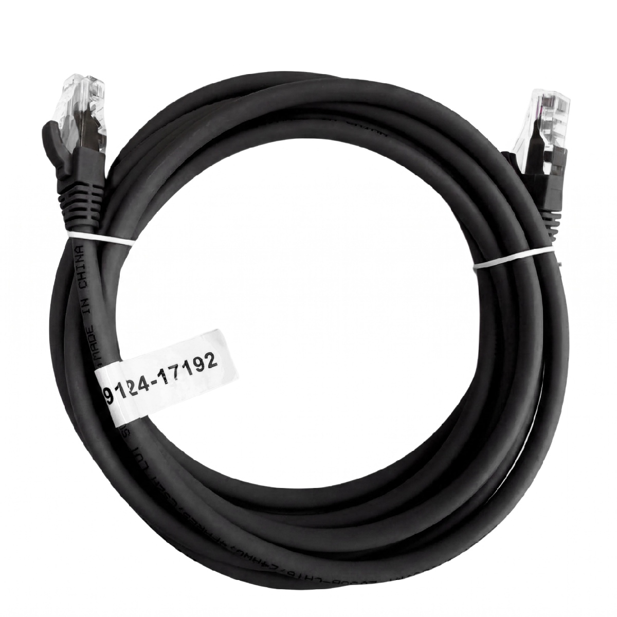Cabo de Rede UTP (Patch Cord) RJ45 Cat 6 - 1.5 metros - Certificação Anatel - Preto - Seclan WT-2038B-CAT6-1.5M-BK