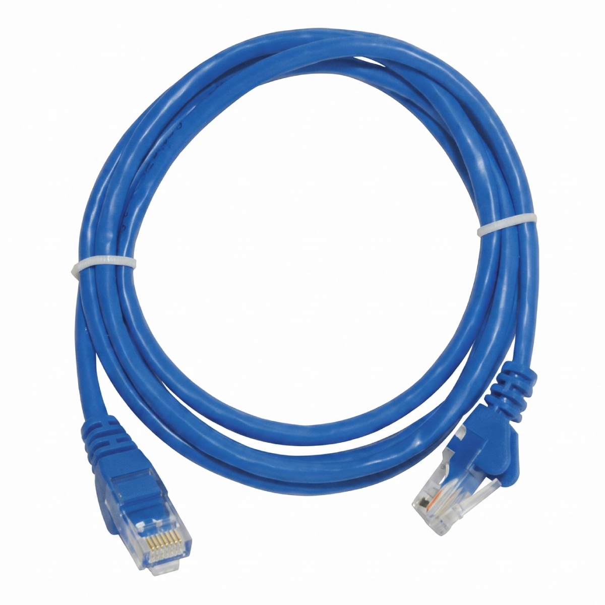 Cabo de Rede UTP (Patch Cord) RJ45 Cat 6 - 2.5 metros - Certificação Anatel - Azul - Seclan WT-2038B-CAT6-2.5M-BL