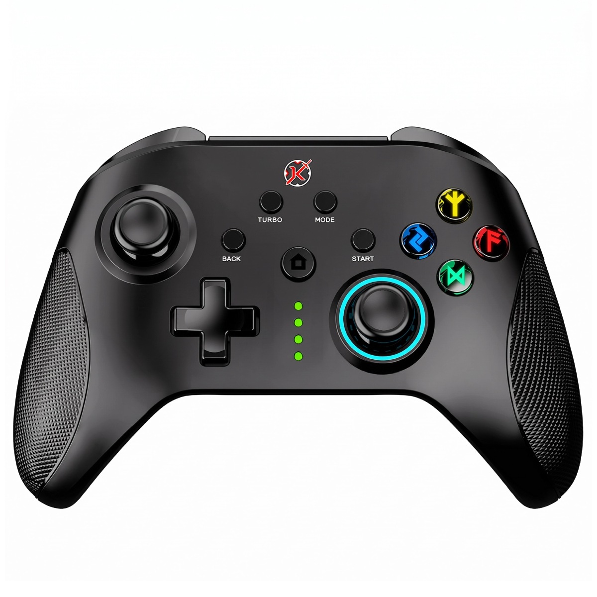 Controle Wireless Kalkan Tyr - Botões Extras - Iluminação RGB - Bluetooth - Preto - KLK00004
