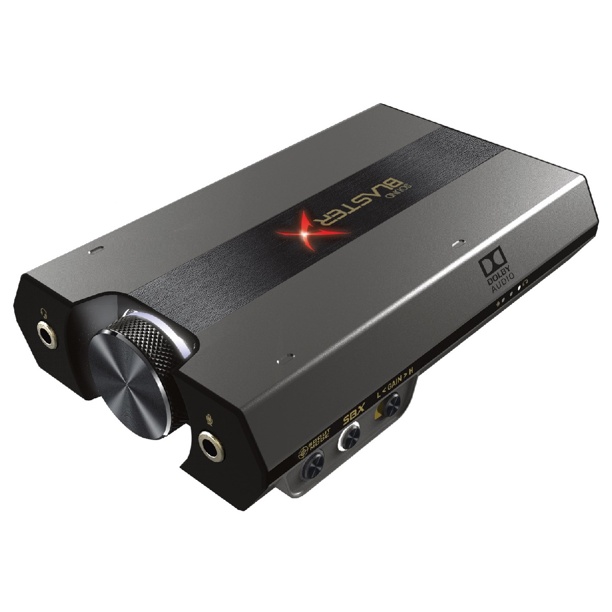 Placa de Som Externa USB Creative Sound Blaster X G6 - 7.1 - Para PS4, XBOX One, Nintendo Switch e PC - 70SB177000003
