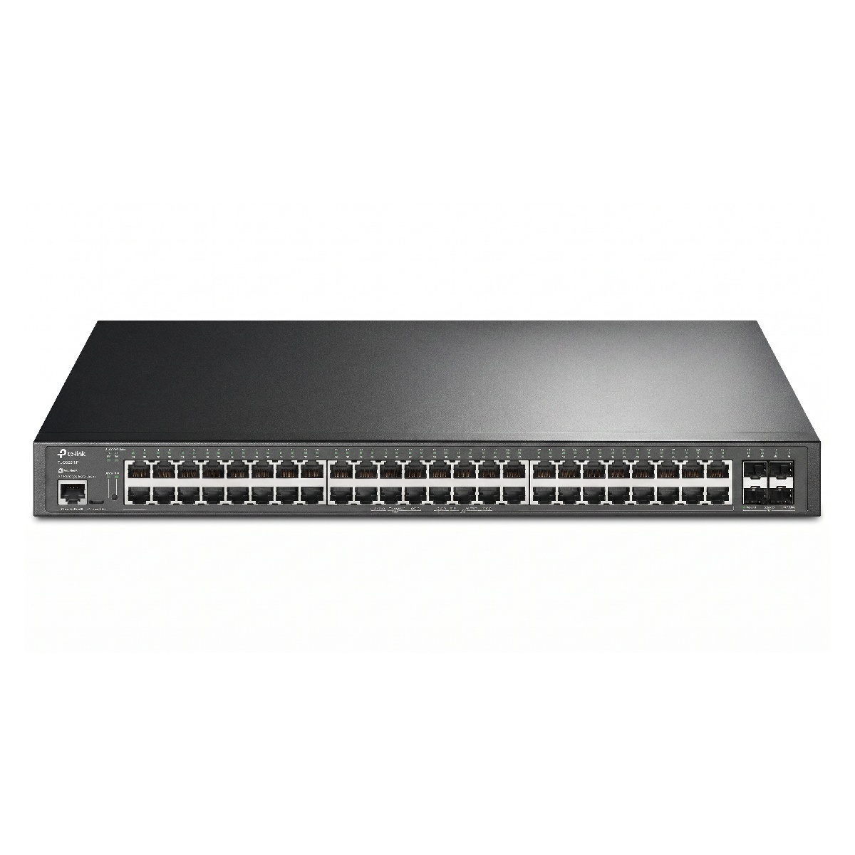 Switch 48 Portas TP-Link TL-SG3452XP - Gigabit PoE+ - 4 Slots SFP+ 10GE - Layer 2+ - Gerenciável - Omada SDN