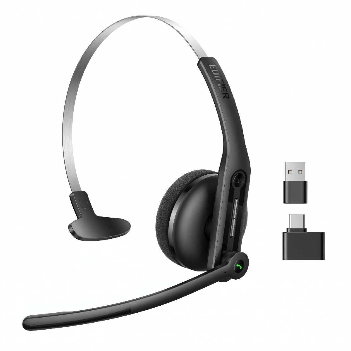 Headset sem Fio Edifier CC300 - Profissional - Até 72h de Bateria - Bluetooth 6.0 - Preto