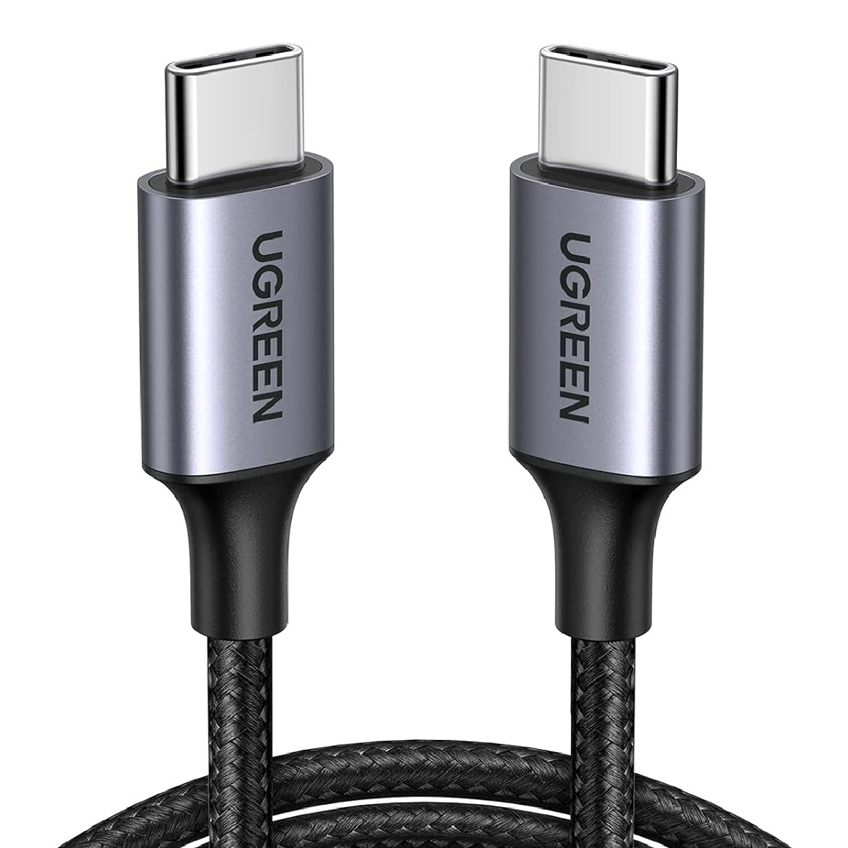 Cabo USB-C para USB-C - 1 metro - Carregamento Rápido - 3A - 60W - Preto - Ugreen US261 - 50150