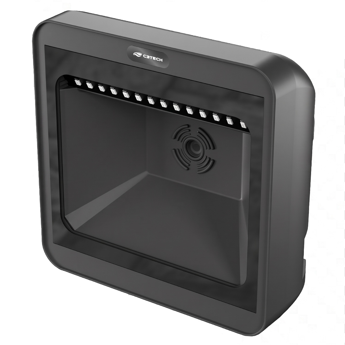 Leitor de Código de Barras e QR Code - C3Tech LB-D2100 - USB - 1D e 2D - Lê Boletos, NFe e Telas Digitais - Preto - LB-D2100