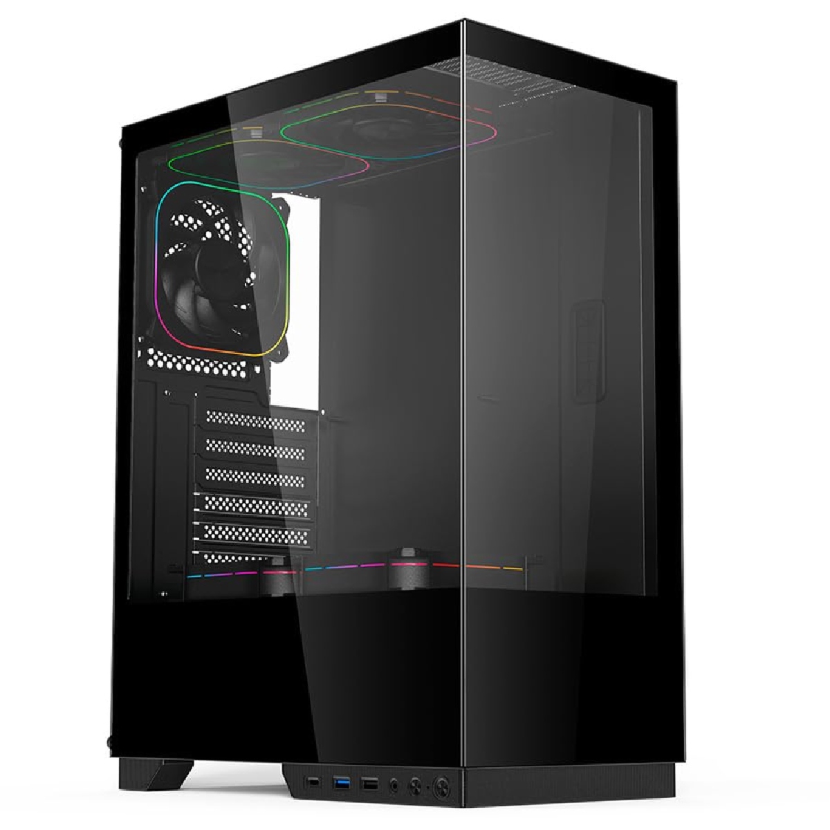 Gabinete Gamer Aerion Arch I GAB120 - Lateral em Vidro Temperado e Frontal Mesh - ATX - Preto - 70581