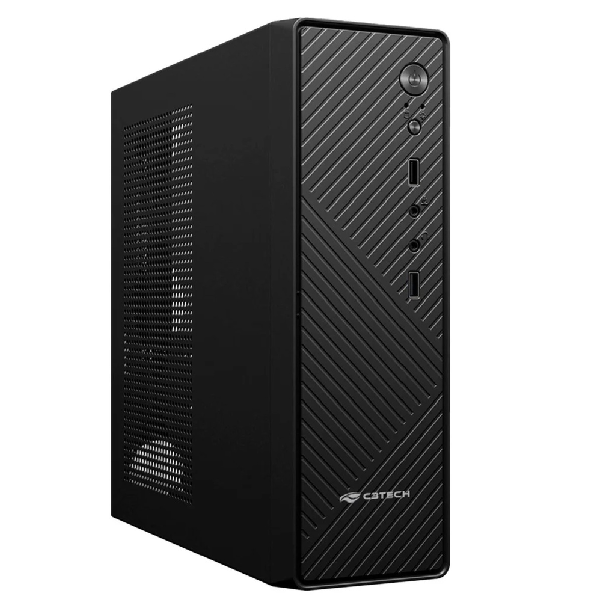 Gabinete Slim C3Tech DT-200BK - Micro ATX - com Fonte Flex 200W - Preto