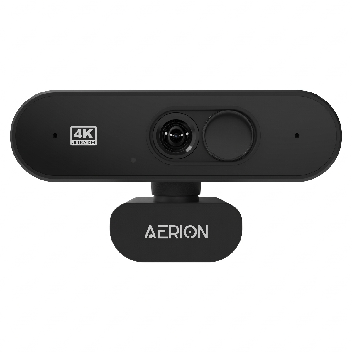 Webcam Aerion Visus 400 - 4K Ultra HD - Foco Automático - 30 FPS - Microfone Duplo - Tampa de Privacidade - Preta - WEB400