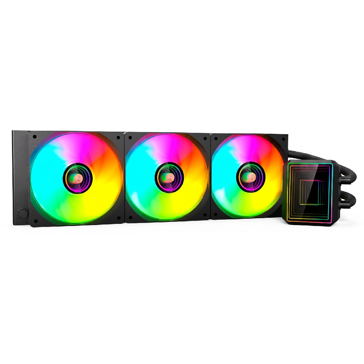 Water Cooler C3Tech FC-W360BKV2 (Intel / AMD) - 360mm - TDP 320W - ARGB - Preto - FC-W360BKV2