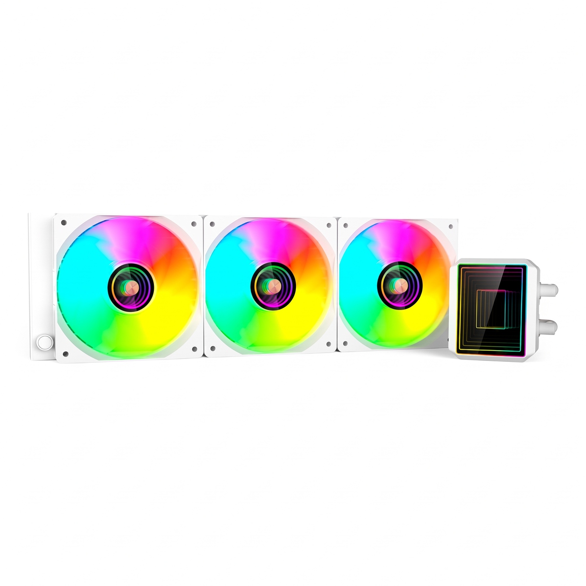 Water Cooler C3Tech (Intel / AMD) - 360mm - TDP 320W - ARGB - Branco - FC-W360WHV2