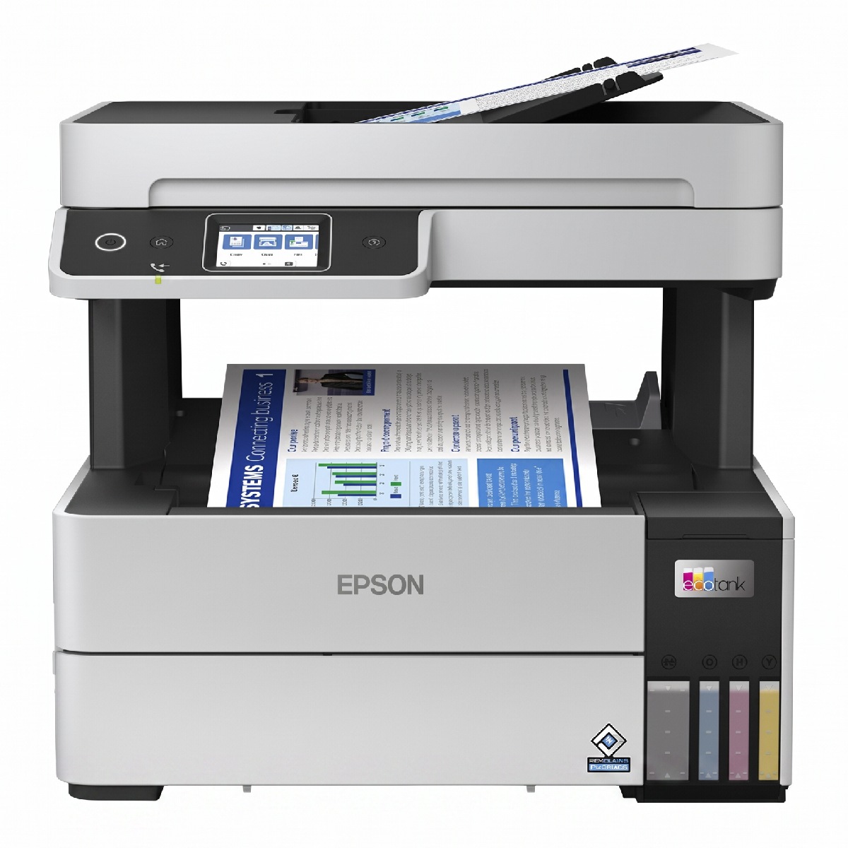 Multifuncional Epson EcoTank L6490 - com Tanque de Tinta - Duplex Frente e Verso - Tecnologia ADF - USB, Rede, Wi-Fi, Wi-Fi Direct® - Impressora, Copiadora, Scanner e Fax