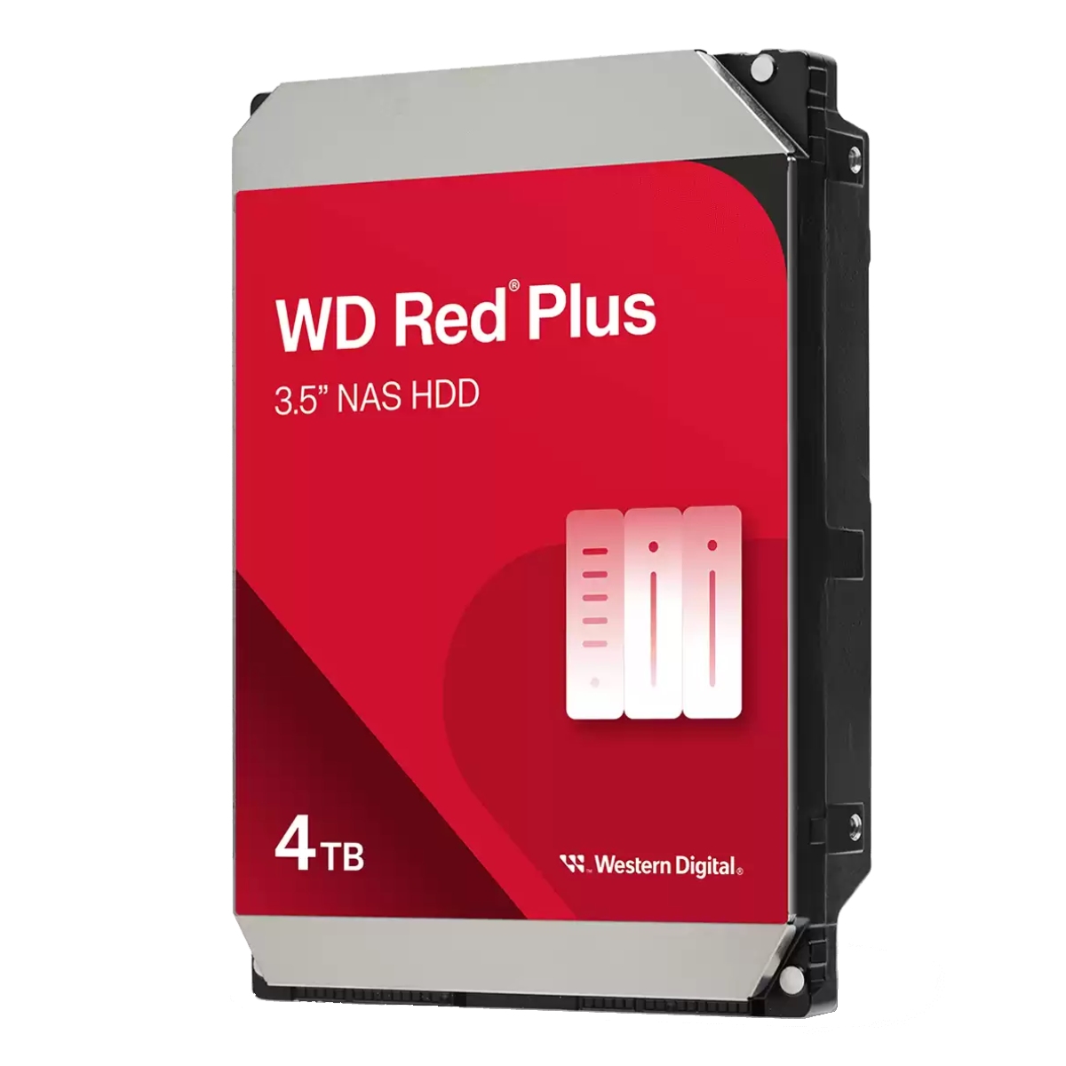 HD 4TB NAS SATA - 5400RPM - 128MB Cache - Western Digital RED Plus - WD40EFZZ