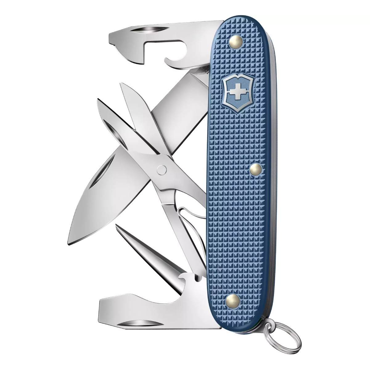Canivete Victorinox Pioneer X Alox Edição Limitada 2026 - 8 funções - Cabo de Alumínio - Azul - 0.8231.L26