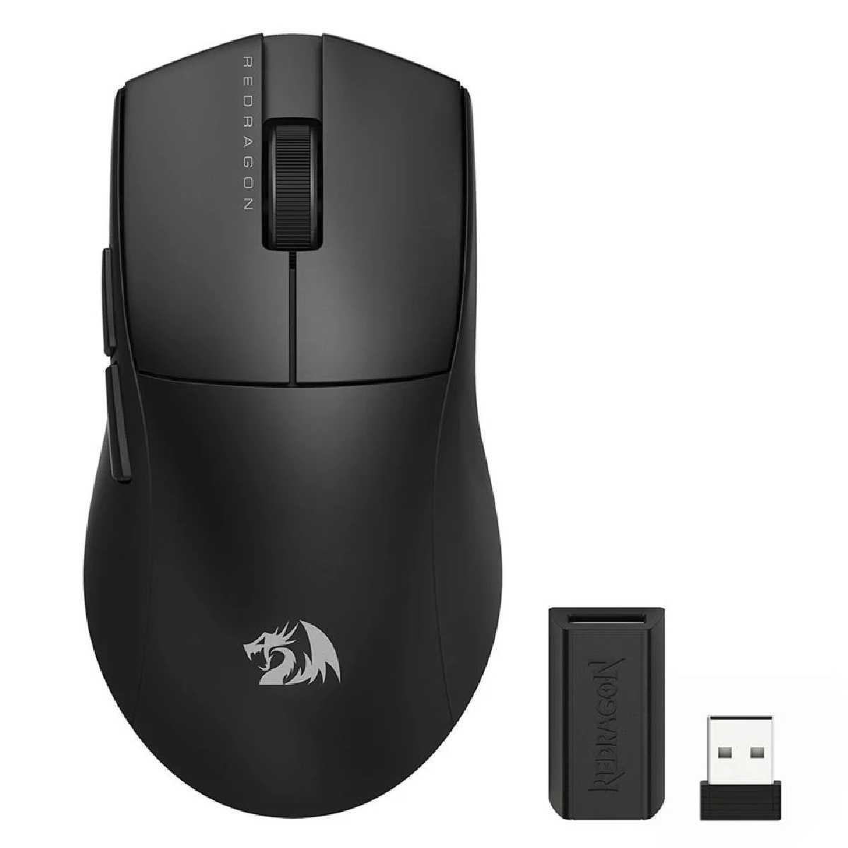 Mouse Gamer Redragon King Pro - 26000dpi - 7 Botões - Sensor PAW3395 - 1000Hz Polling Rate - Sem Fio - Preto - M916-PRO-1K
