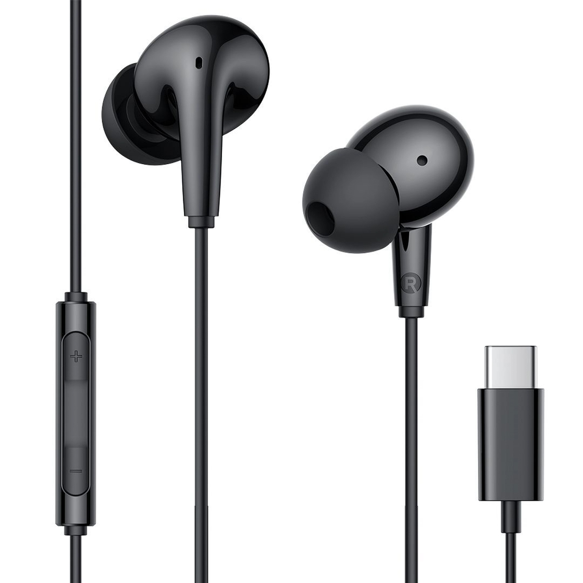Fone de Ouvido Intra Auricular Edifier P230 - Conexão USB-C - Controle de Volume e Microfone - IP54 - Preto