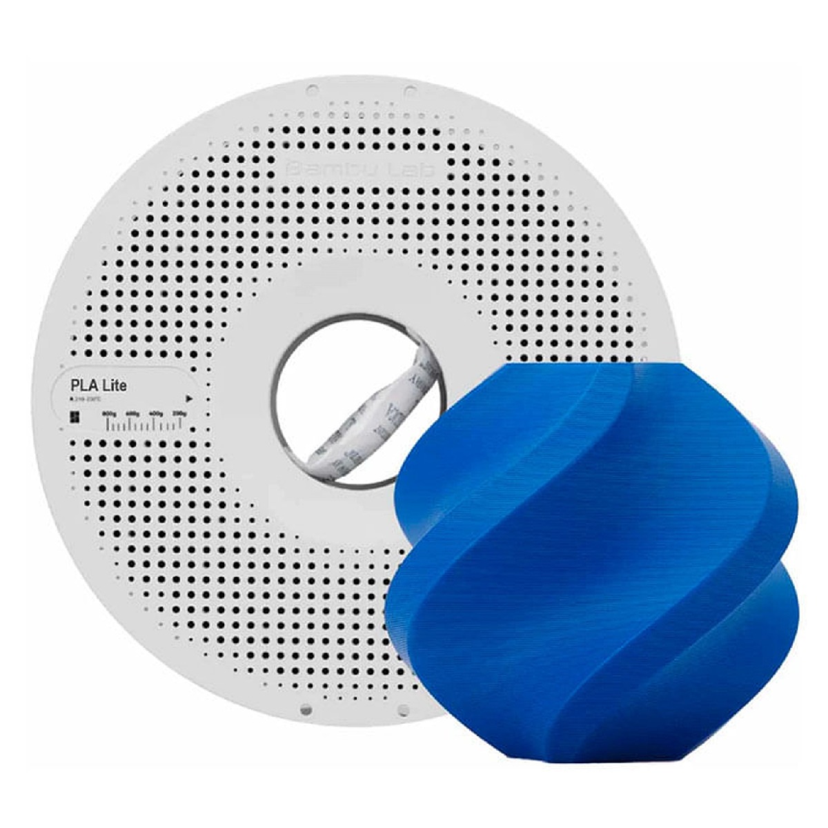Filamento Para Impressora 3D - PLA LITE Azul - 1Kg - 1,75mm - Bambu Lab A18-B1-1.75-1000-SPL