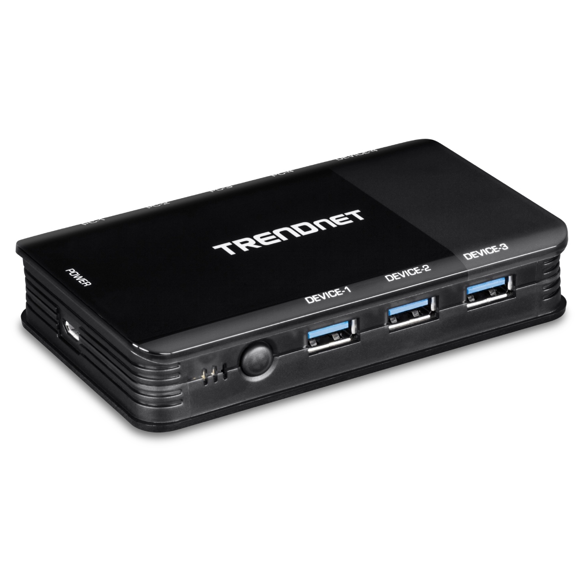 Switch KVM TrendNet TK-U404 - 4 Portas USB 3.1 - para 4 Computadores