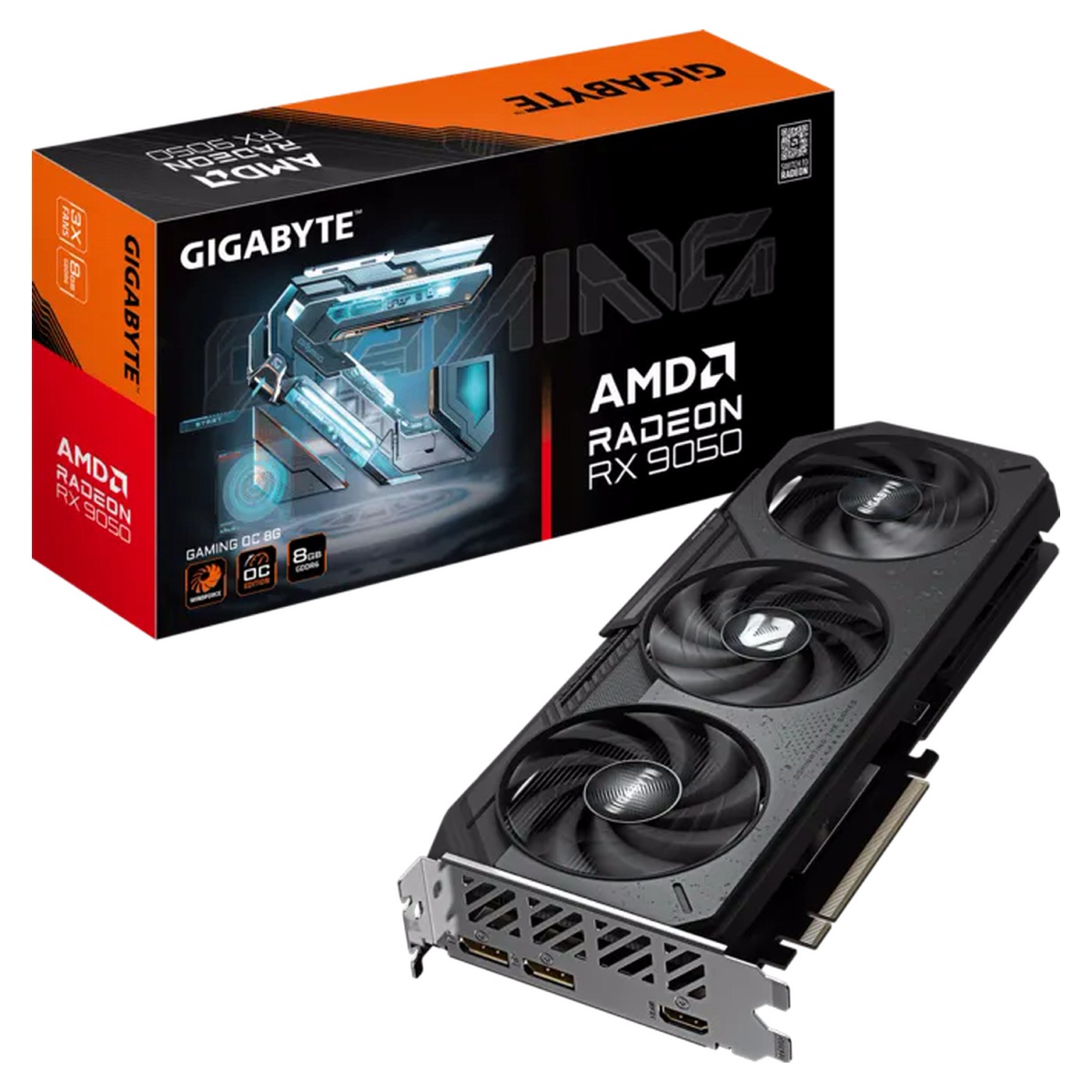 Placa de Vídeo AMD Radeon RX 9050 Gaming 8GB GDDR6 128bits - Gigabyte GV-R9050GAMING