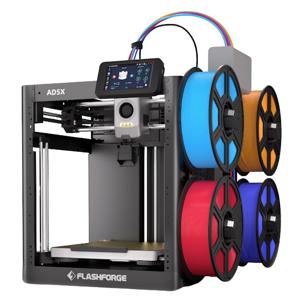 Impressora 3D FlashForge AD5X - Impressão Multicolorida 600mm/s - Volume de Construção 220 x 220 x 220mm - Extrusão 300°C - Wi-Fi