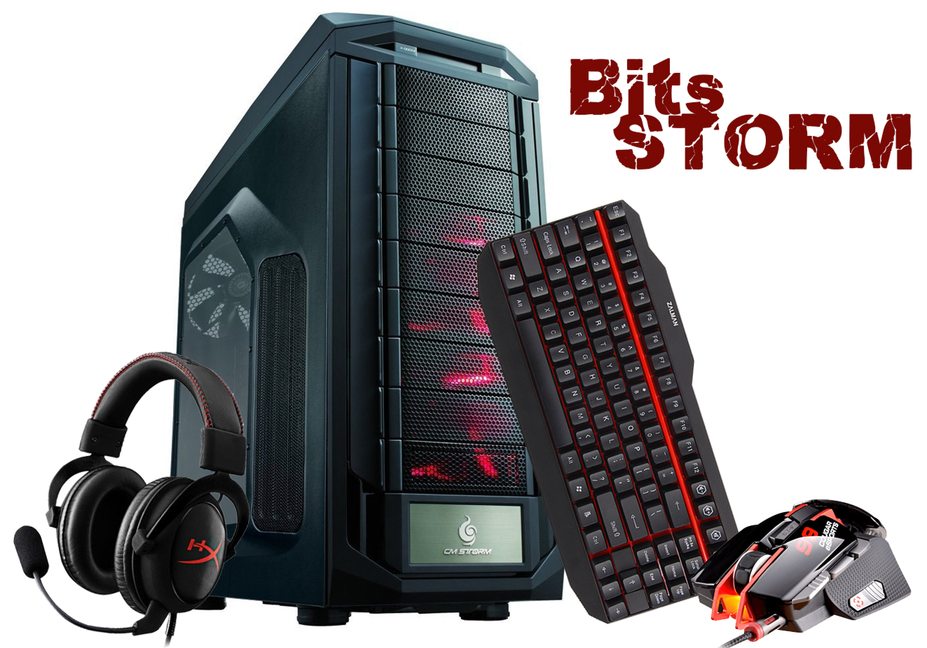 Computador Gamer Bits - Intel® Core i5, 16GB DDR4, SSD 512GB, RTX 5060 8GB.