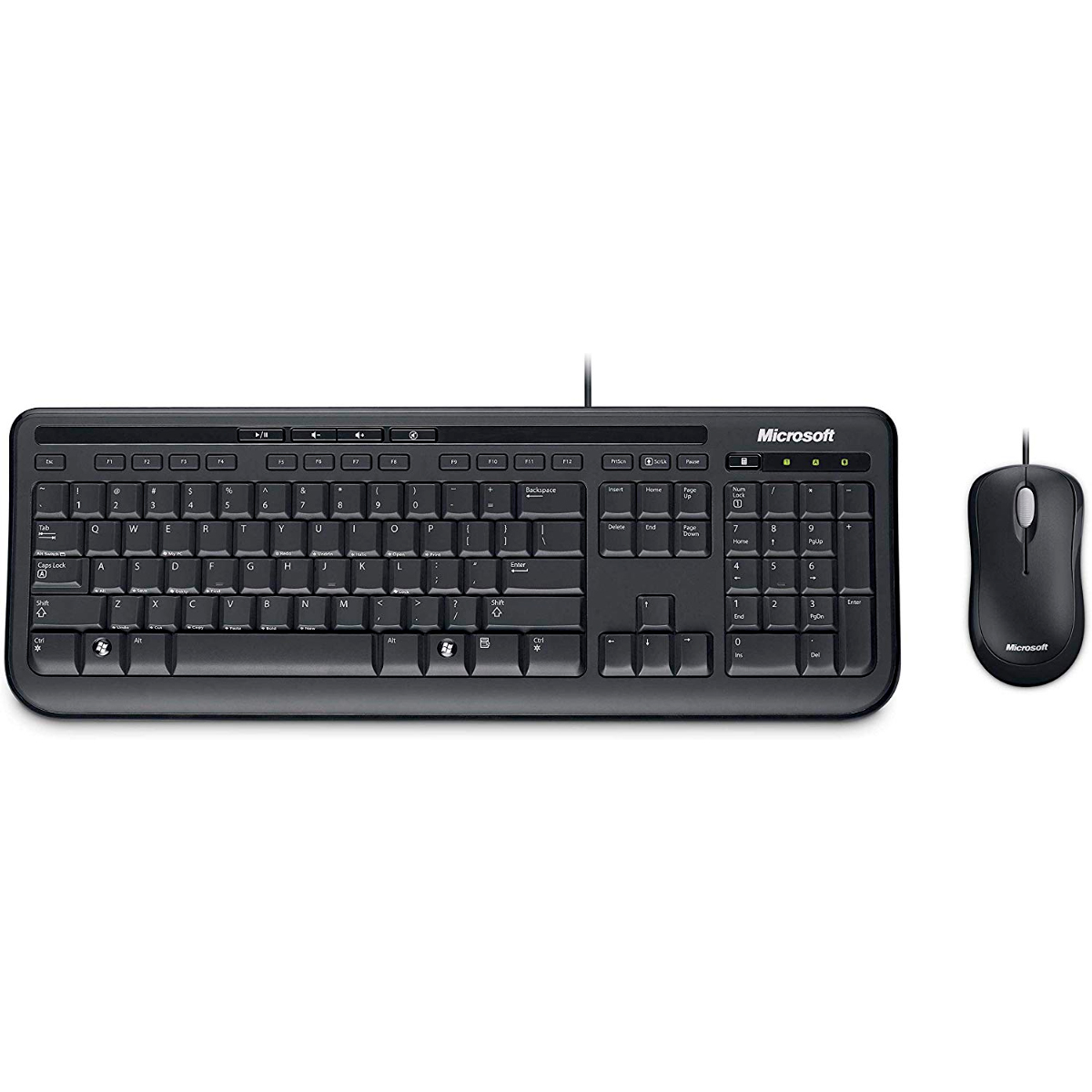 Kit Teclado e Mouse USB Microsoft Wired Desktop 600 - APB-00005