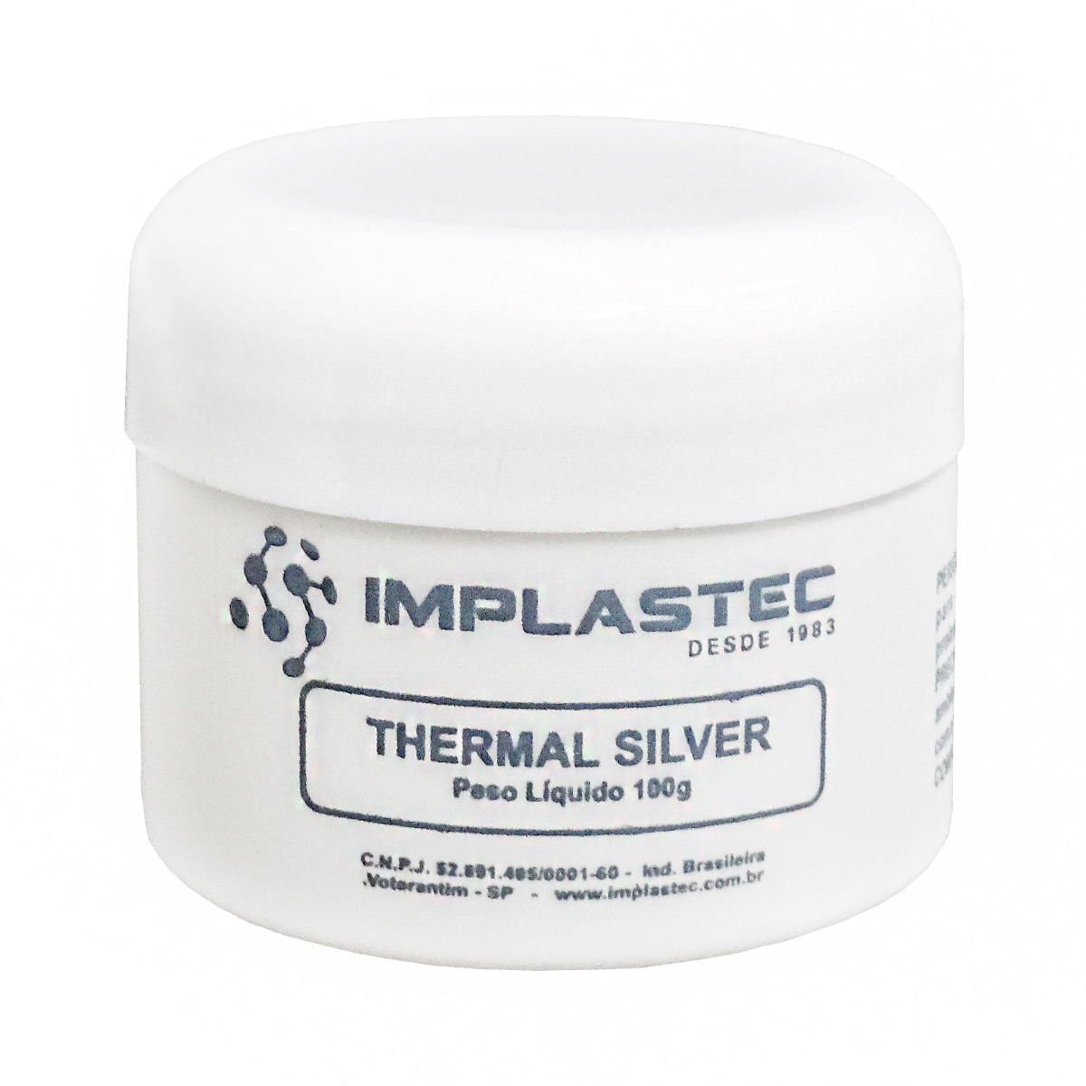 Pasta Térmica Implastec - Thermal Silver - Pote 100g