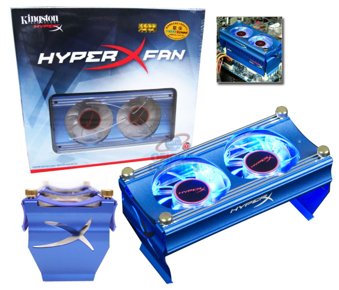 Cooler para Memória - até Triple Channel - Kingston HyperX Fan KHX-FAN
