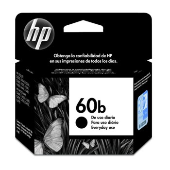 Cartucho HP 60 EveryDay Preto - CC636WB - Para HP Deskjet D1660 / D2530 / D2545 / D2560 / D2660 / F4280 / F4480 / Photosmart C4680 / C4780