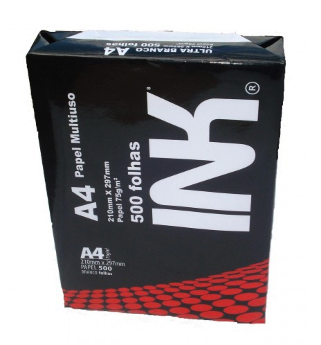 Papel A4 500 folhas 75G - INK PREMIUM