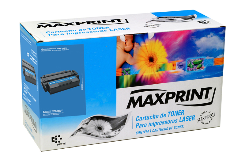 Toner compatível HP 49A - Q5949A - Maxprint 565548 - Para Laserjet Série 1160, 1320