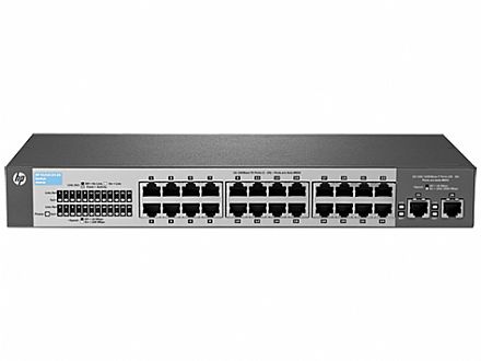 Rede Switch - Switch 24 portas HP V1410-24-2G - 24 portas 10/100Mbps + 2 portas Gigabit - J9664A