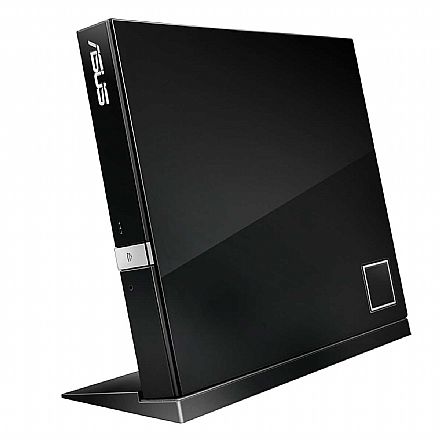 Gravador - Gravador Blu-Ray e DVD Portatil Asus - USB - SBW-06D2X-U - Suporta BDXL