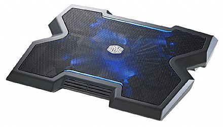 Notebook Acessórios - Suporte para Notebook Cooler Master Notepal X3 - cooler 20cm com LED Azul - R9-NBC-NPX3-GP